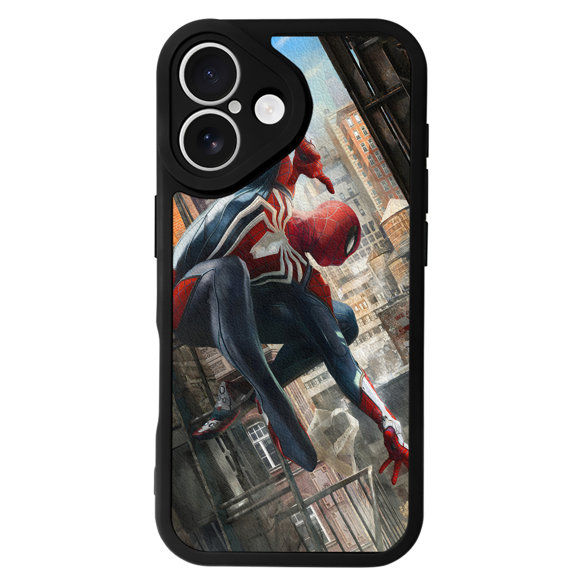 （画像用） アベンジャーズ The Avengers 【iPhone 16シリーズ対応】シリコンスマホケース（レザー調） 材質：シリコン